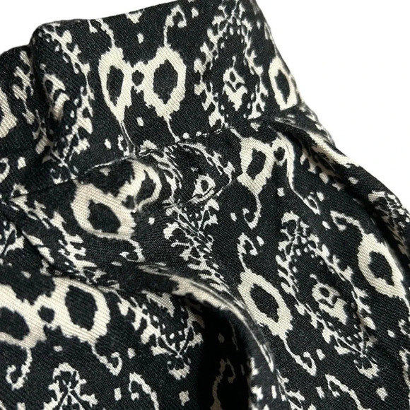 Dex  Y2K pull on harem print pants,Small,NWT. boho,balloon pants,xtra pleat,zip - Picture 5 of 11